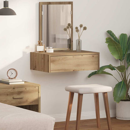 Tavolo Da Trucco Marrone Legno Multistrato