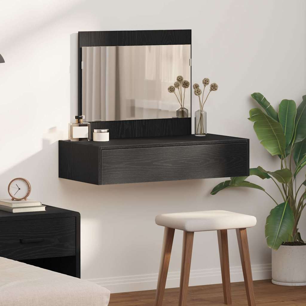 Tavolo Da Trucco Marrone Legno Multistrato