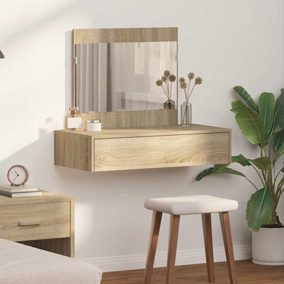 Tavolo Da Trucco Marrone Legno Multistrato