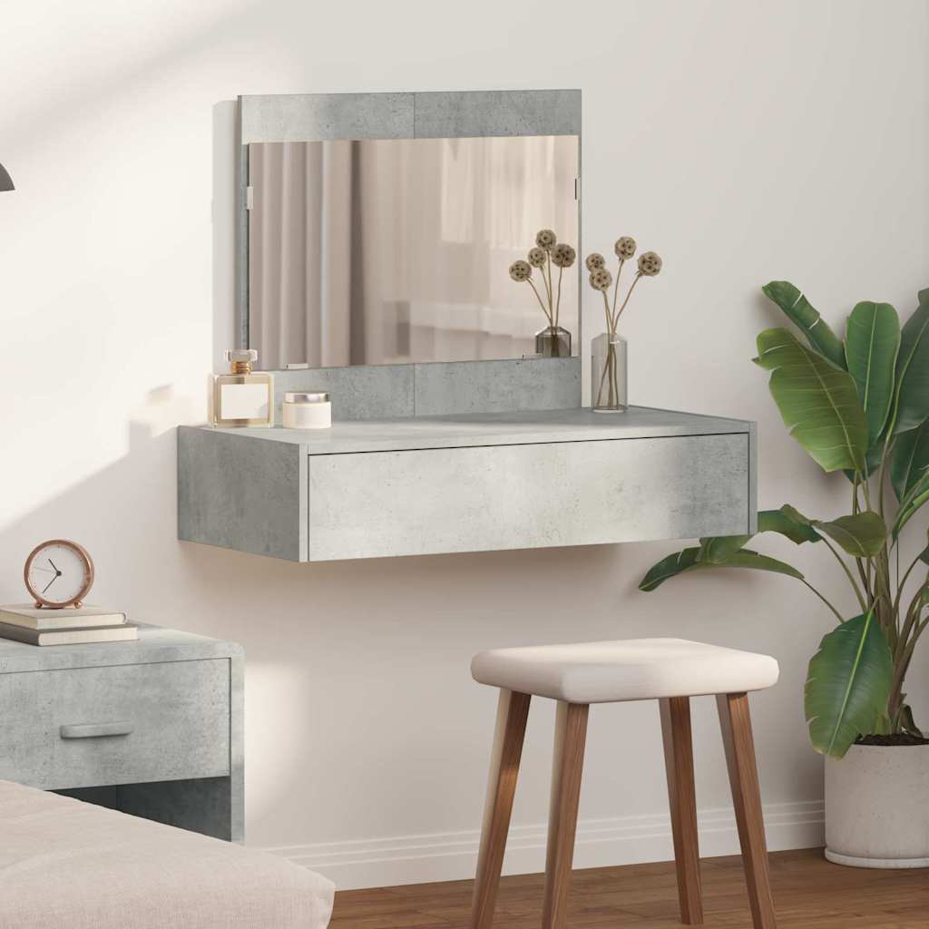 Tavolo Da Trucco Marrone Legno Multistrato