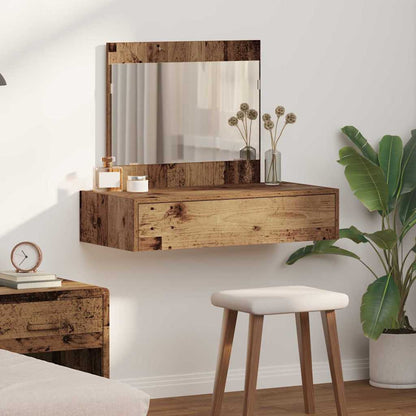 Tavolo Da Trucco Marrone Legno Multistrato