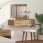 Tavolo Da Trucco Marrone Legno Multistrato