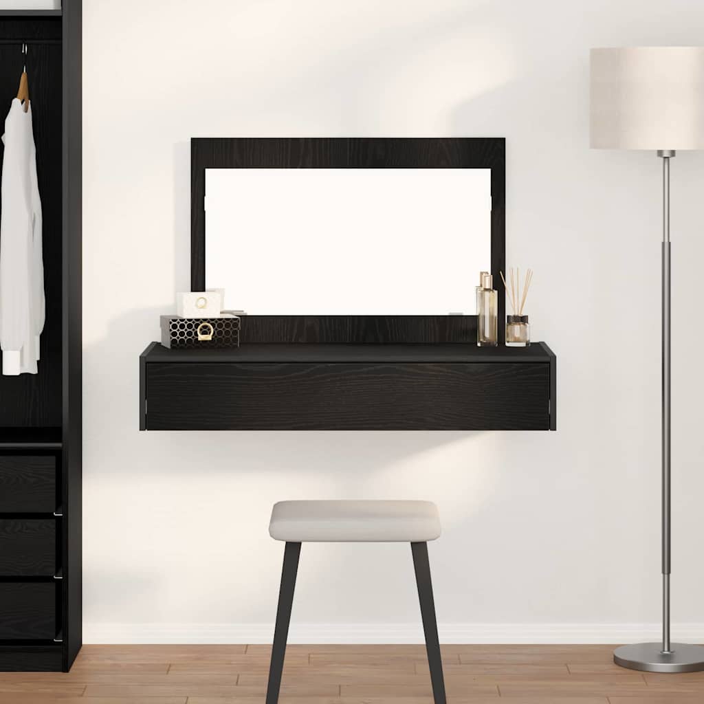 Tavolo Da Trucco Marrone Legno Multistrato