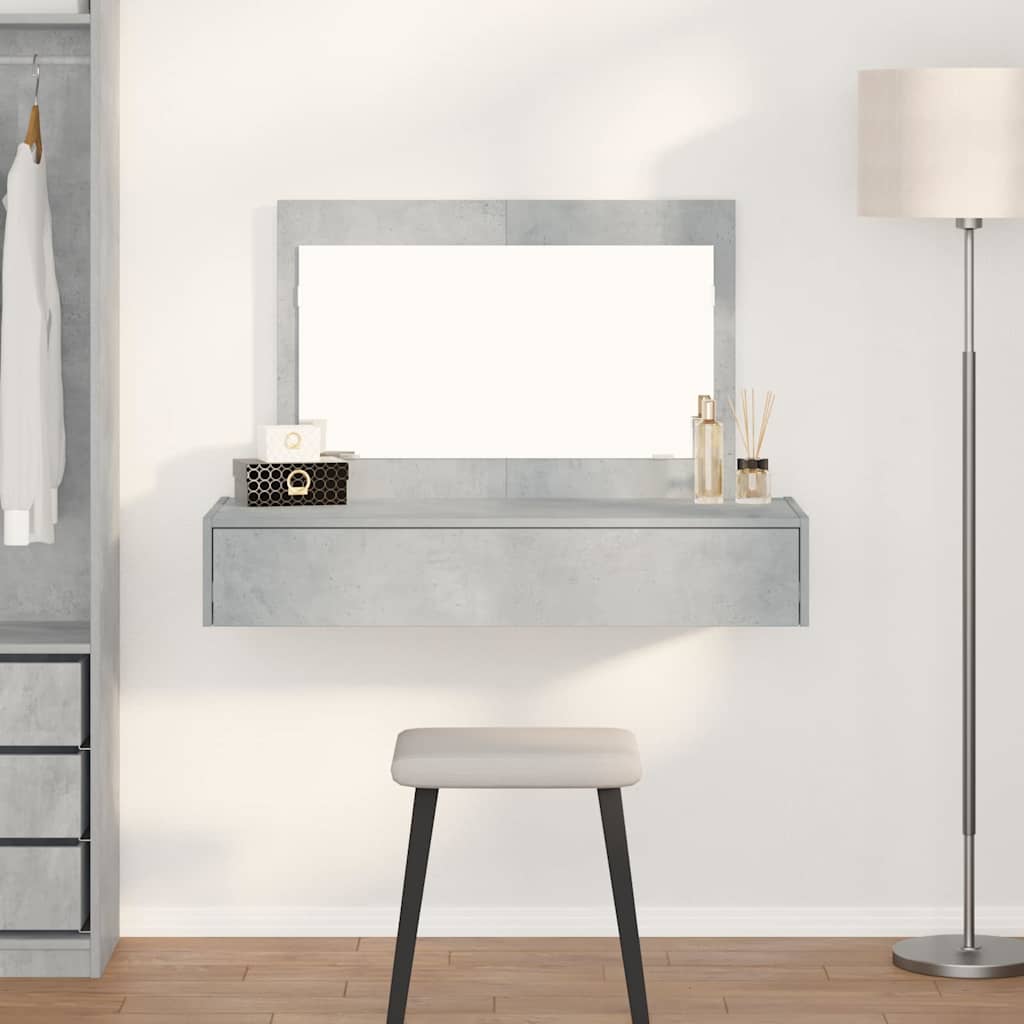 Tavolo Da Trucco Marrone Legno Multistrato