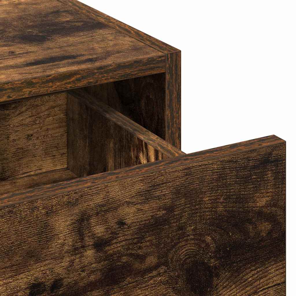 Tavolo Da Trucco Marrone Legno Multistrato