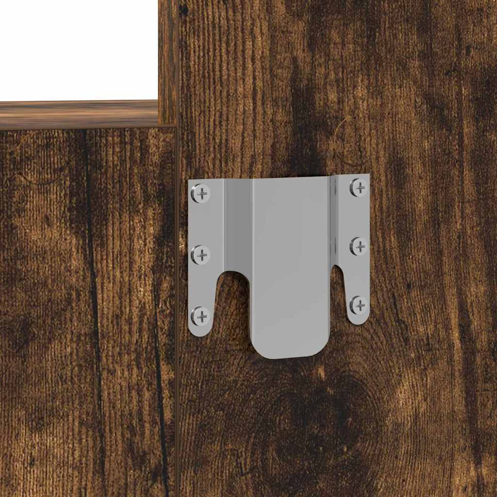 Tavolo Da Trucco Marrone Legno Multistrato