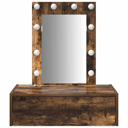 Tavolo Da Trucco Marrone Legno Multistrato