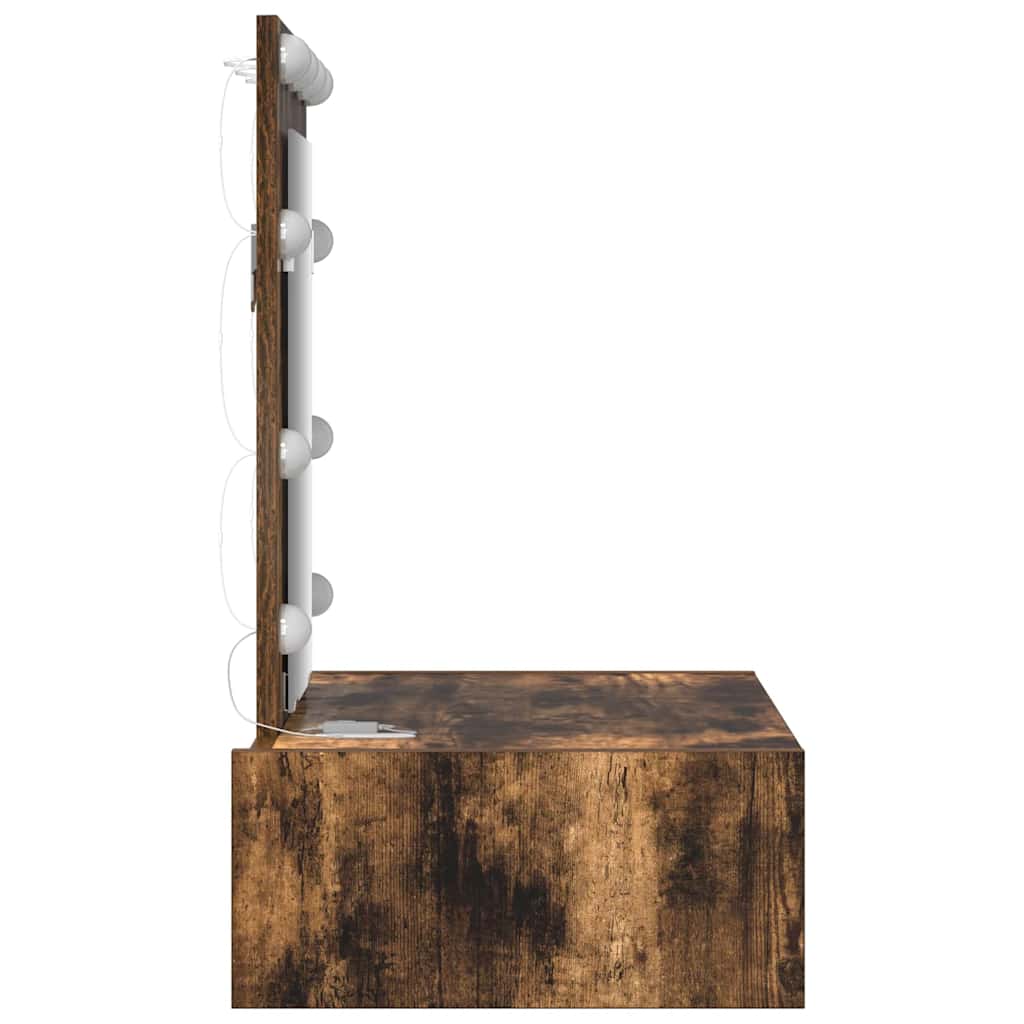 Tavolo Da Trucco Marrone Legno Multistrato