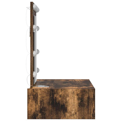 Tavolo Da Trucco Marrone Legno Multistrato