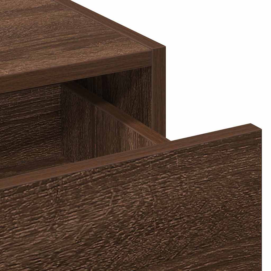Tavolo Da Trucco Marrone 60 X 40 X 70 Cm Legno Multistrato
