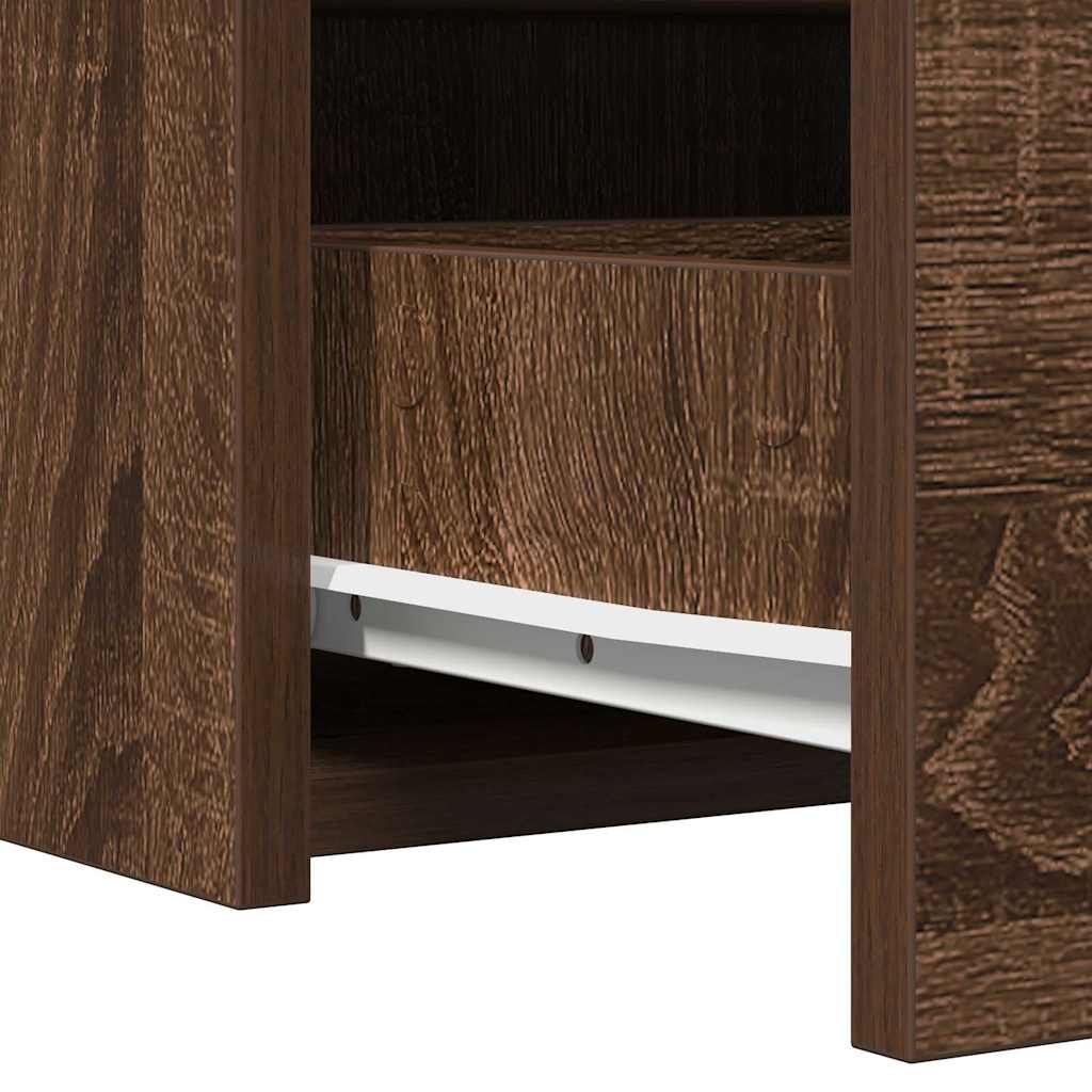 Tavolo Da Trucco Marrone 60 X 40 X 70 Cm Legno Multistrato