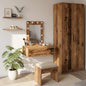 Tavolo Da Trucco Marrone Legno Multistrato