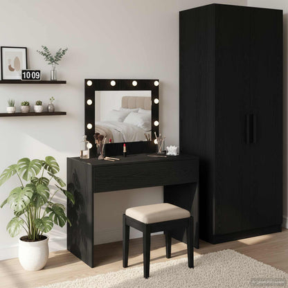 Tavolo Da Trucco Marrone Legno Multistrato