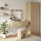 Tavolo Da Trucco Marrone Legno Multistrato