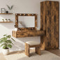 Tavolo Da Trucco Marrone Legno Multistrato
