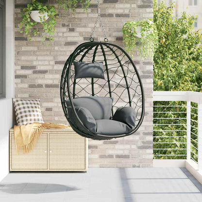 Sedia Uovo Sospesa 91,5 X 54,5 X 107 Cm Polyrattan