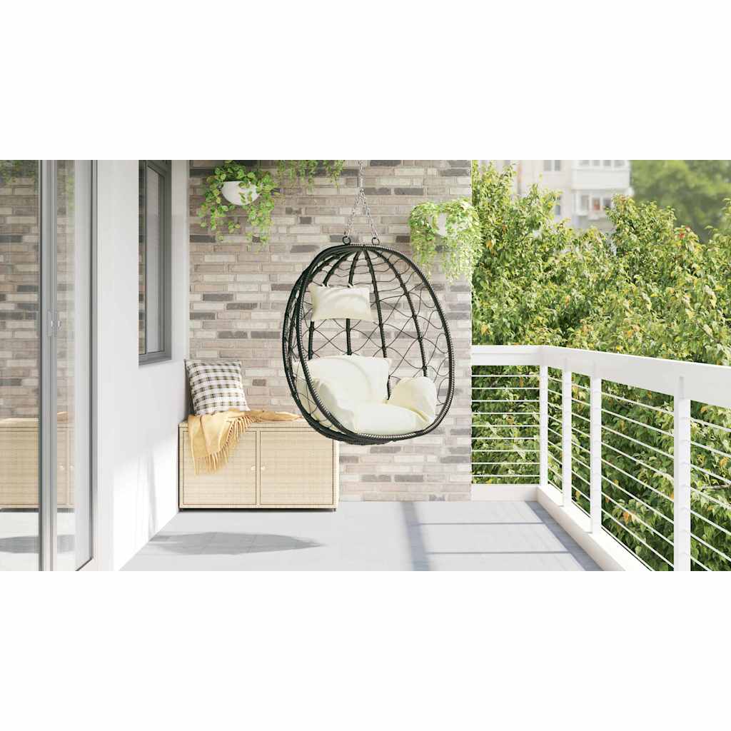 Sedia Uovo Sospesa 91,5 X 54,5 X 107 Cm Polyrattan