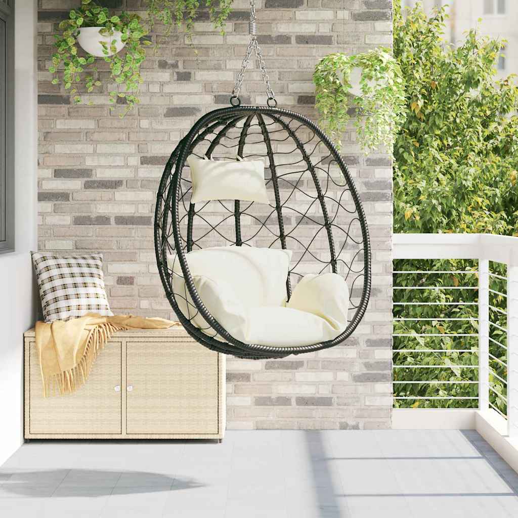 Sedia Uovo Sospesa 91,5 X 54,5 X 107 Cm Polyrattan