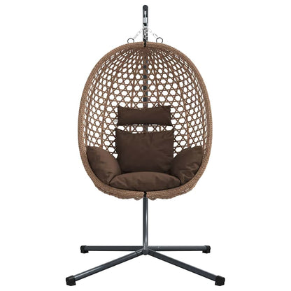 Sedia Uovo Sospesa 104 X 100 X 191 Cm Polyrattan