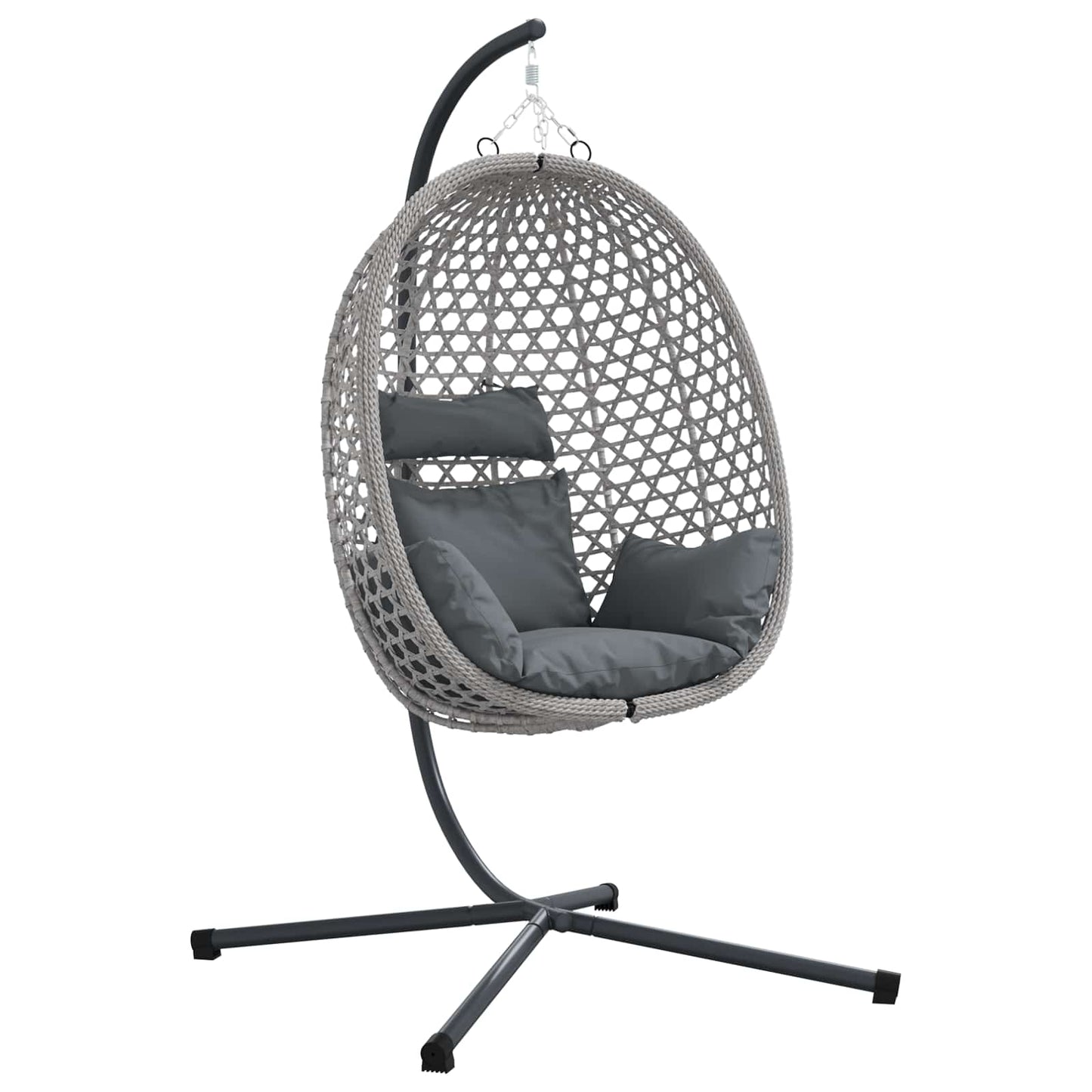 Sedia Uovo Sospesa 104 X 100 X 191 Cm Polyrattan