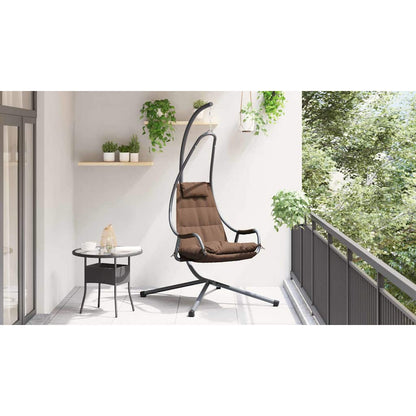 Sedia Uovo Sospesa 94 X 107 X 196,5 Cm Acciaio
