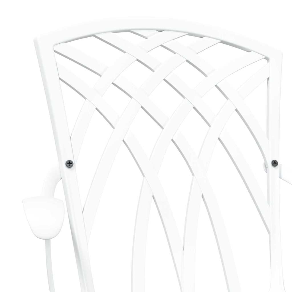 Sedia Da Giardino 2 Pcs 53 X 51 X 88,5Cm Alluminio