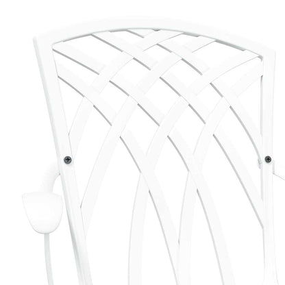 Sedia Da Giardino 2 Pcs 53 X 51 X 88,5Cm Alluminio