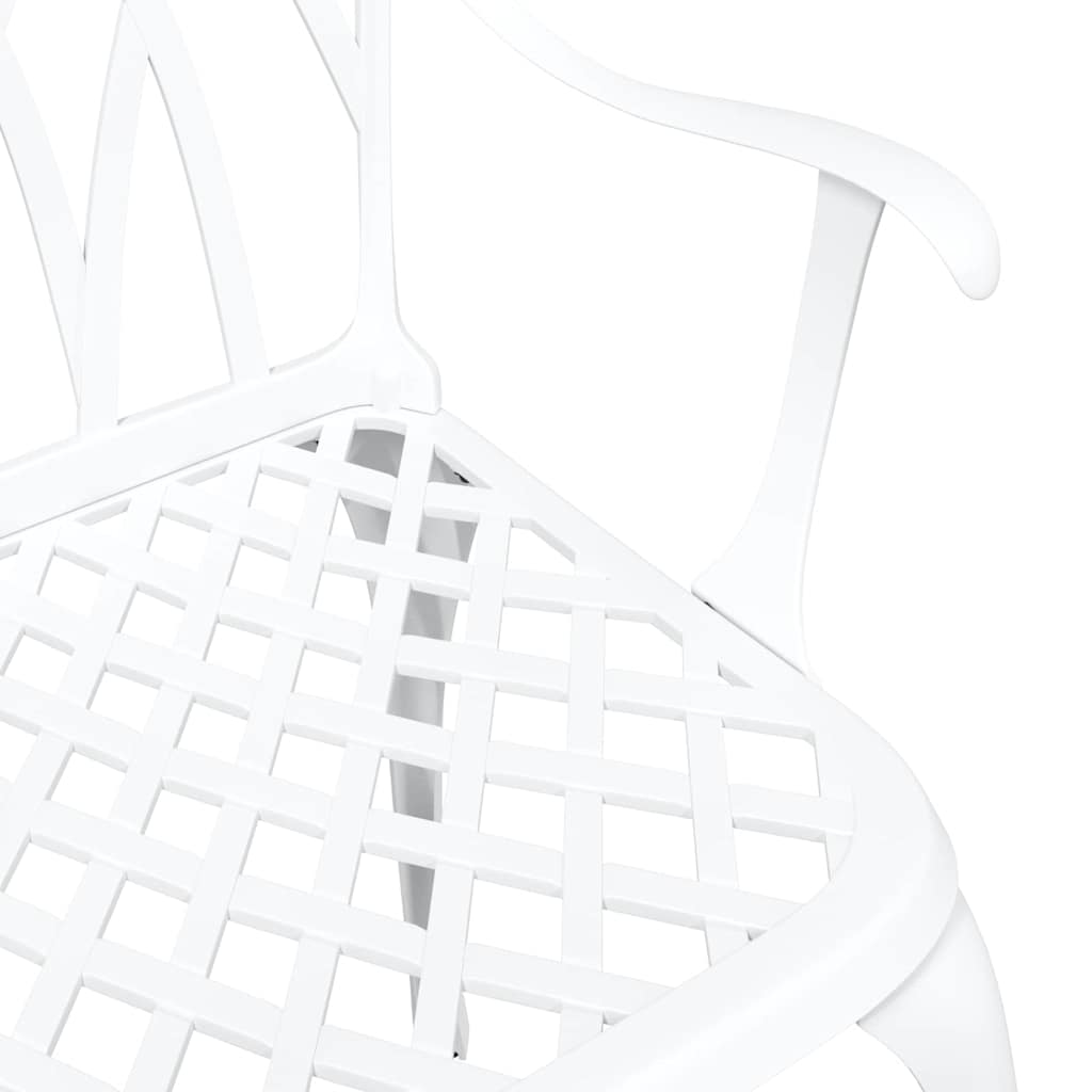 Sedia Da Giardino 2 Pcs 53 X 51 X 88,5Cm Alluminio