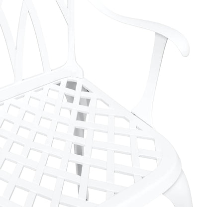 Sedia Da Giardino 2 Pcs 53 X 51 X 88,5Cm Alluminio