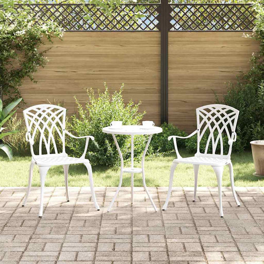 Sedia Da Giardino 2 Pcs 53 X 51 X 88,5Cm Alluminio