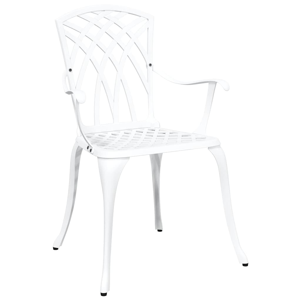Sedia Da Giardino 2 Pcs 53 X 51 X 88,5Cm Alluminio