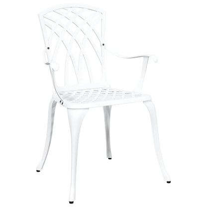 Sedia Da Giardino 2 Pcs 53 X 51 X 88,5Cm Alluminio