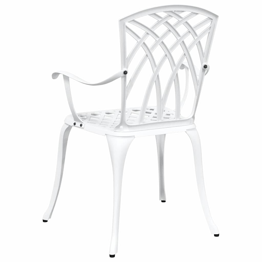Sedia Da Giardino 2 Pcs 53 X 51 X 88,5Cm Alluminio