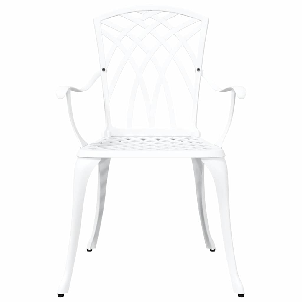 Sedia Da Giardino 2 Pcs 53 X 51 X 88,5Cm Alluminio