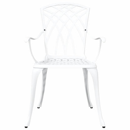 Sedia Da Giardino 2 Pcs 53 X 51 X 88,5Cm Alluminio