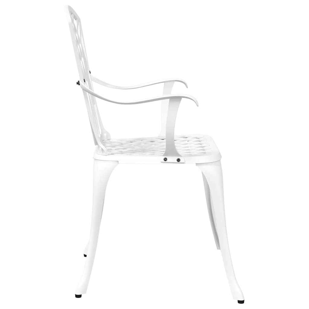 Sedia Da Giardino 2 Pcs 53 X 51 X 88,5Cm Alluminio