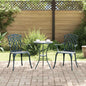 Sedia Da Giardino 2 Pcs 53 X 51 X 88,5Cm Alluminio