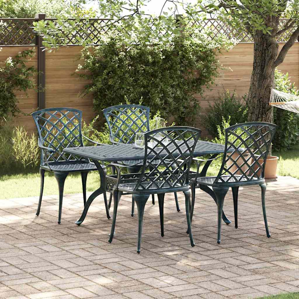 Sedia Da Giardino 4 Pcs 61 X 60,5 X 93Cm Alluminio