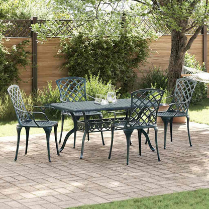 Sedia Da Giardino 4 Pcs 61 X 60,5 X 93Cm Alluminio
