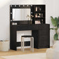 Tavolo Da Trucco Con Cassetto Grigio Chiaro 78.5 X 41 X 135 Cm