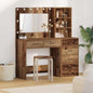 Tavolo Da Trucco Con Cassetto Grigio Chiaro 78.5 X 41 X 135 Cm