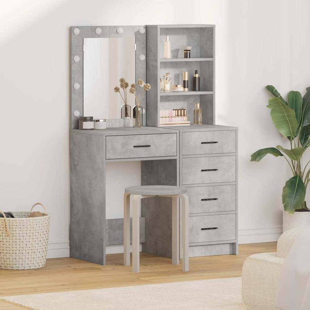 Tavolo Da Trucco Con Cassetto 2 Pcs Marrone 50 X 41 X 135 Cm