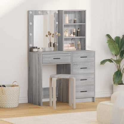 Tavolo Da Trucco Con Cassetto 2 Pcs Marrone 50 X 41 X 135 Cm