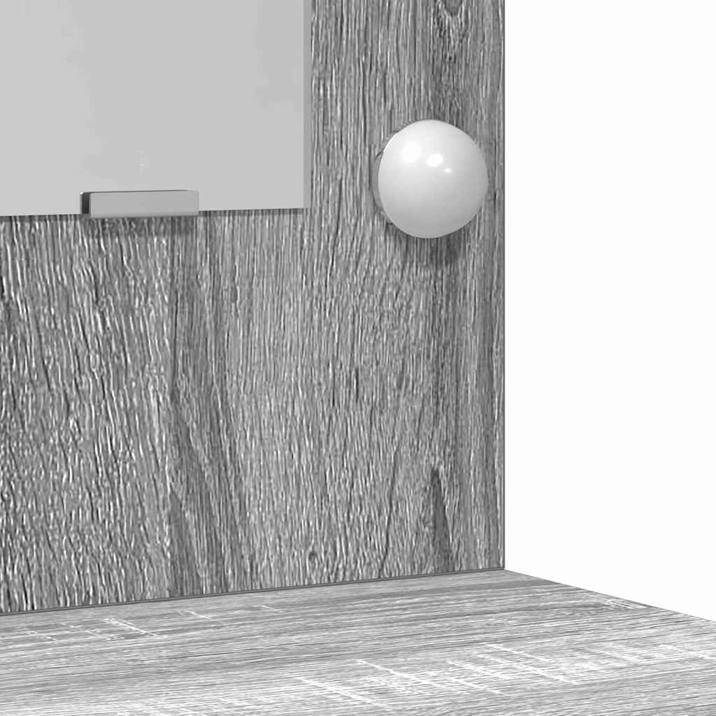 Tavolo Da Trucco 3 Pcs Legno Multistrato