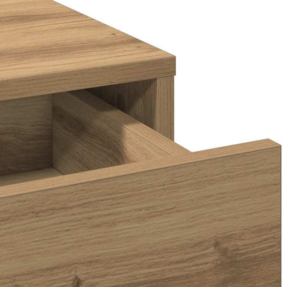 Tavolo Da Trucco Con Cassetto 3 Pcs Marrone Legno Multistrato