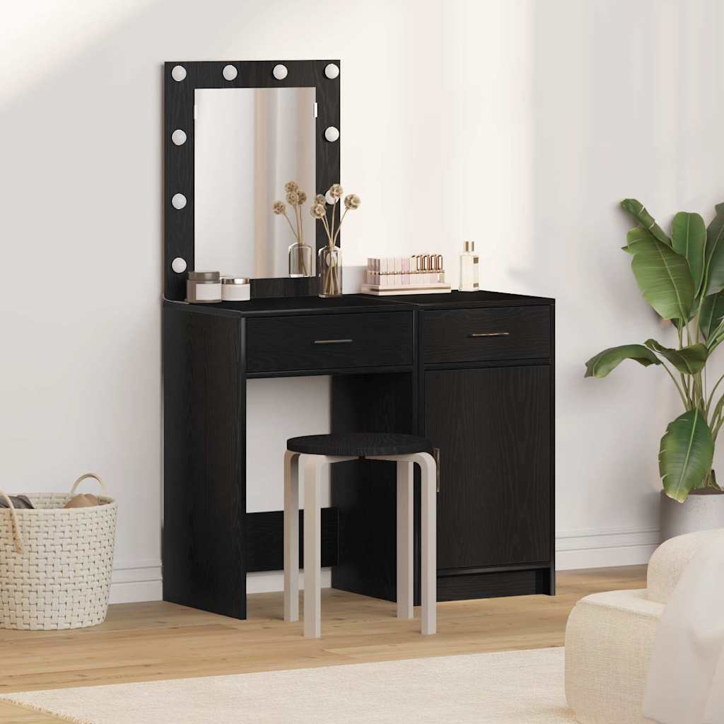 Tavolo Da Trucco Con Cassetto 2 Pcs Grigio 50 X 41 X 135 Cm