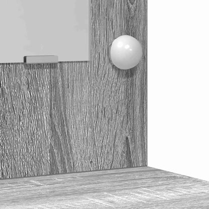 Tavolo Da Trucco Con Cassetto 2 Pcs Grigio 50 X 41 X 135 Cm
