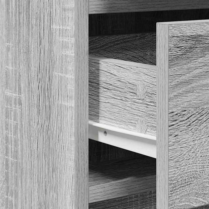 Tavolo Da Trucco Con Cassetto 2 Pcs Grigio 50 X 41 X 135 Cm