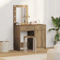 Tavolo Da Trucco Con Cassetto 2 Pcs Grigio 50 X 41 X 135 Cm