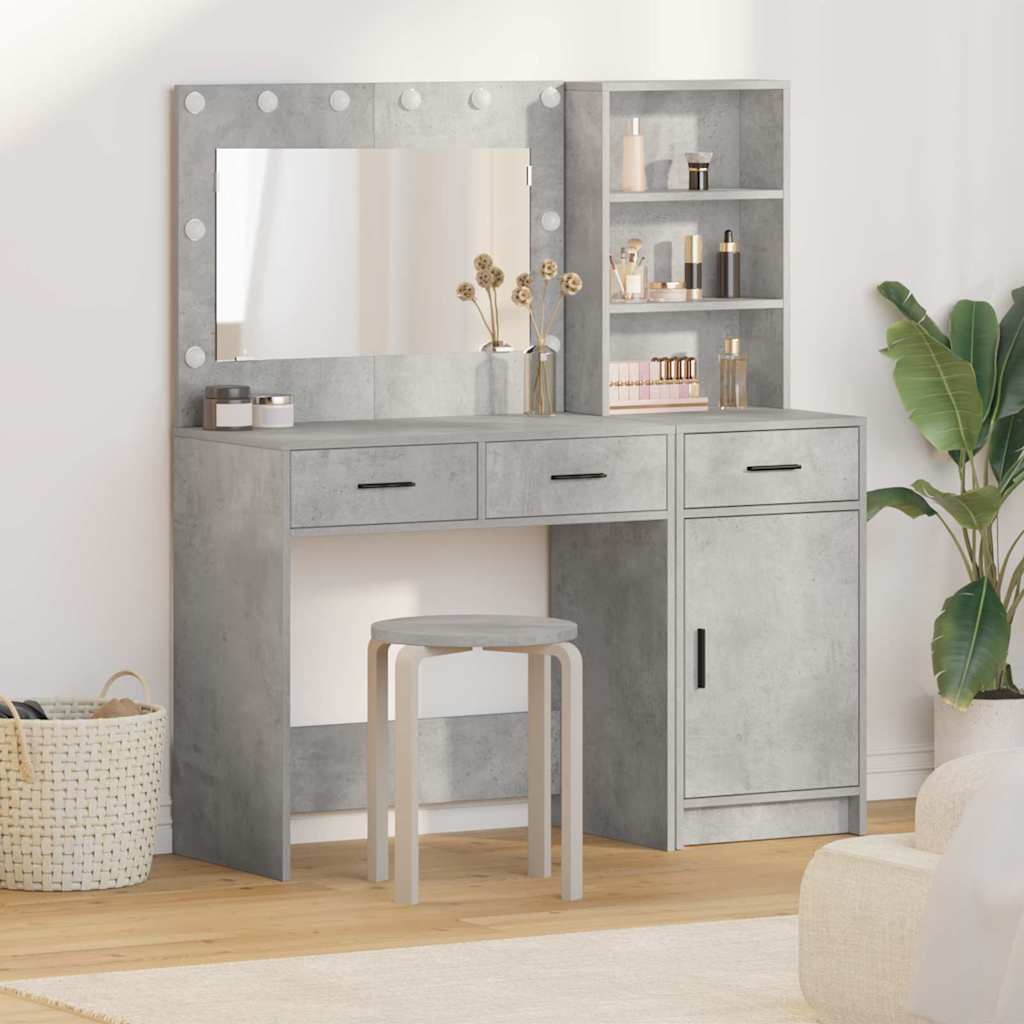 Tavolo Da Trucco Con Cassetto 2 Pcs Marrone Legno Multistrato
